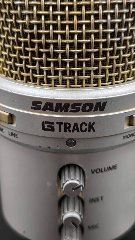 Samson G-Track Microphone Used Working Gold