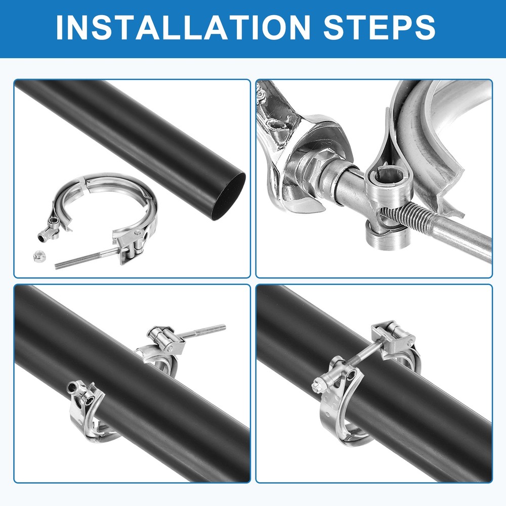 2.75" Quick Release V Band Clamp Adjustment Range 70mm / 2.76inch
