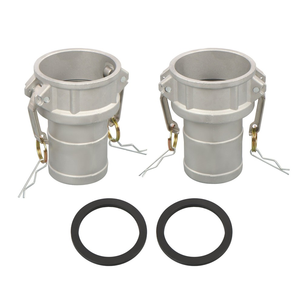 Industrial 3in Camlock Fitting Type C - Female Coupler Handle 2-Pack
