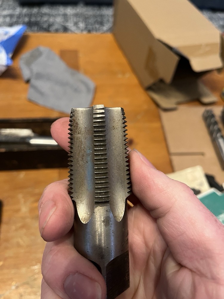 NPT Pipe Taps Greenfield 5 Sizes
