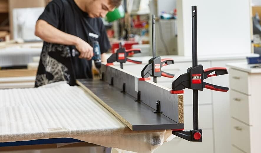 Bessy Trigger clamps 4-Pack: Dual Size, High Strength & Quick Release Design