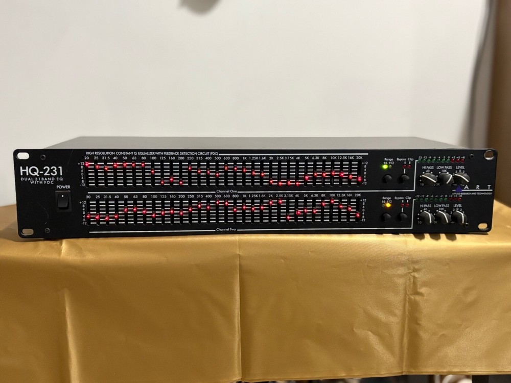Art HQ231 Pro Dual Band Equalizer with feed back detection