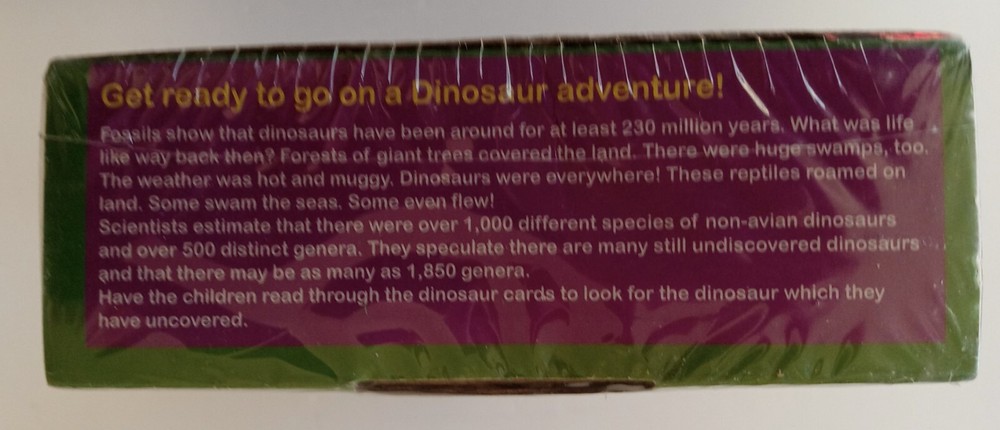 Dino Eggs Dig Kit Break Open 12 PieceFossil Science Toy Easter Gift Sealed New