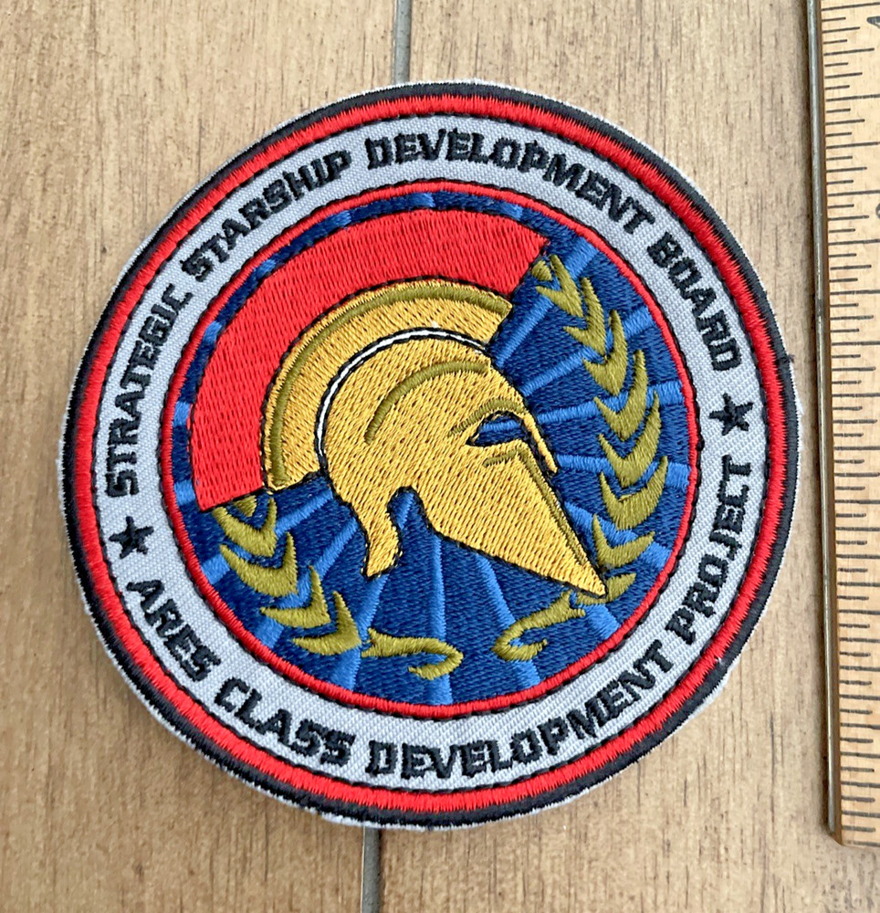 Star Trek Patch Strategic Starship Development Board Ares Class Development