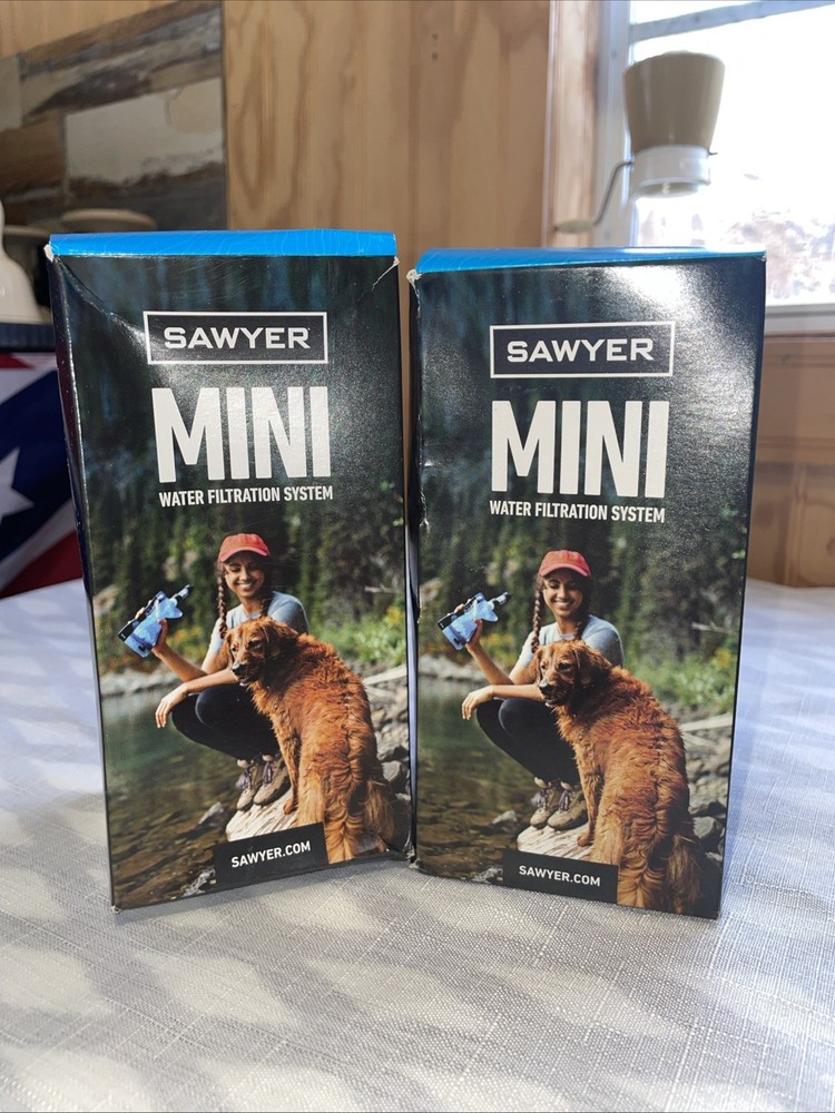 2 Sawyer Products Mini Water Filtration Systems
