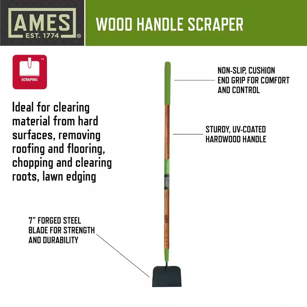 7 In. Forged Sidewalk Scraper