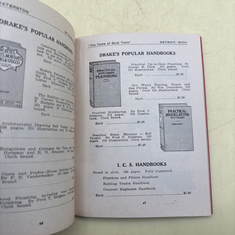 J. M. Waterson Tools Catalog No 52