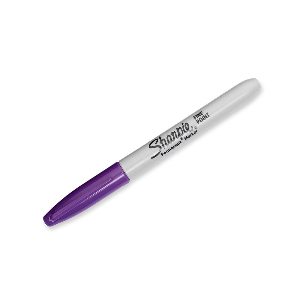 Sharpie Fine Point Purple Markers 2 Count Permanent Waterproof Ink Set
