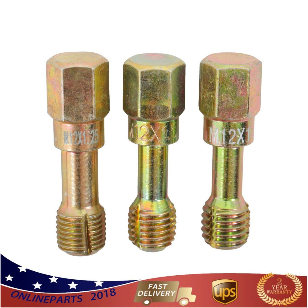 Thread Restorer Tool Thread Set 15Pcs Metric Thread Chaser Set M6 M8 M10 M12