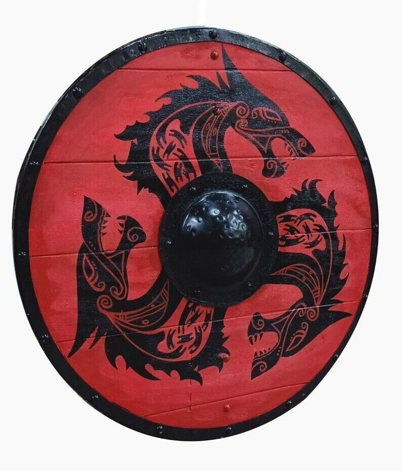 Viking Armour Designer Shield Fully Functional Medieval Shield for Battle Gift