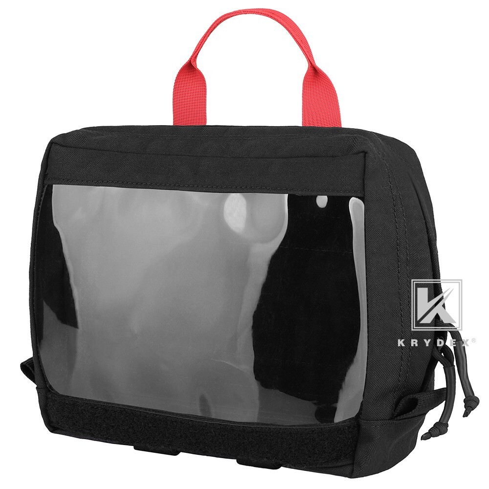 KRYDEX Clear Top Insert Bag Packing Organizer Hook Back for D3 Backpack Large