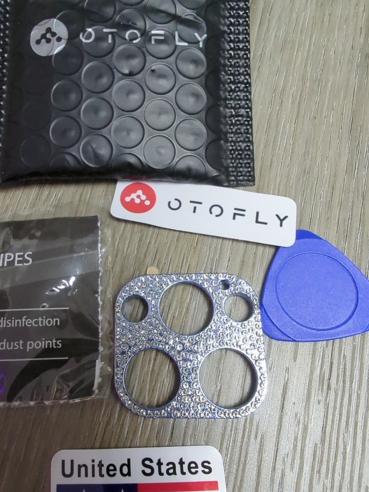 Otofly iPhone 13 Pro/13PM Camera Lens Protector Blue Diamonds