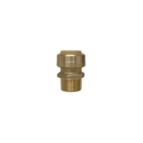1" No Lead Brass Quick Connect X 1" MPT Adapter