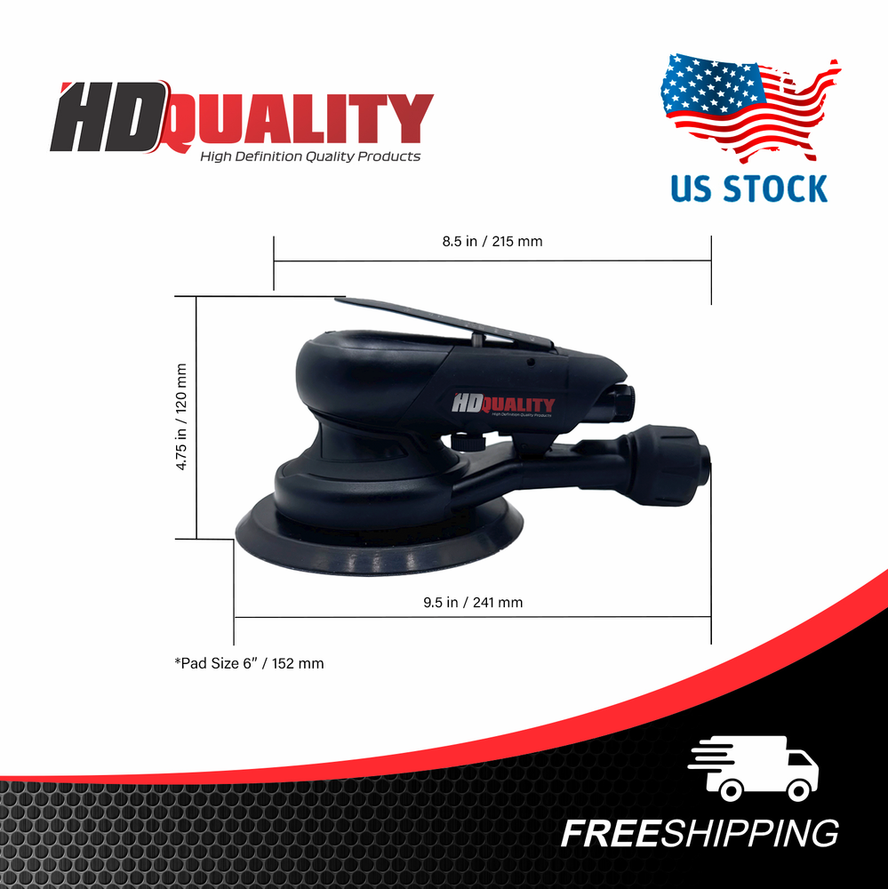 PRO SANDER MACHINE 6" W/ VACUUM HD