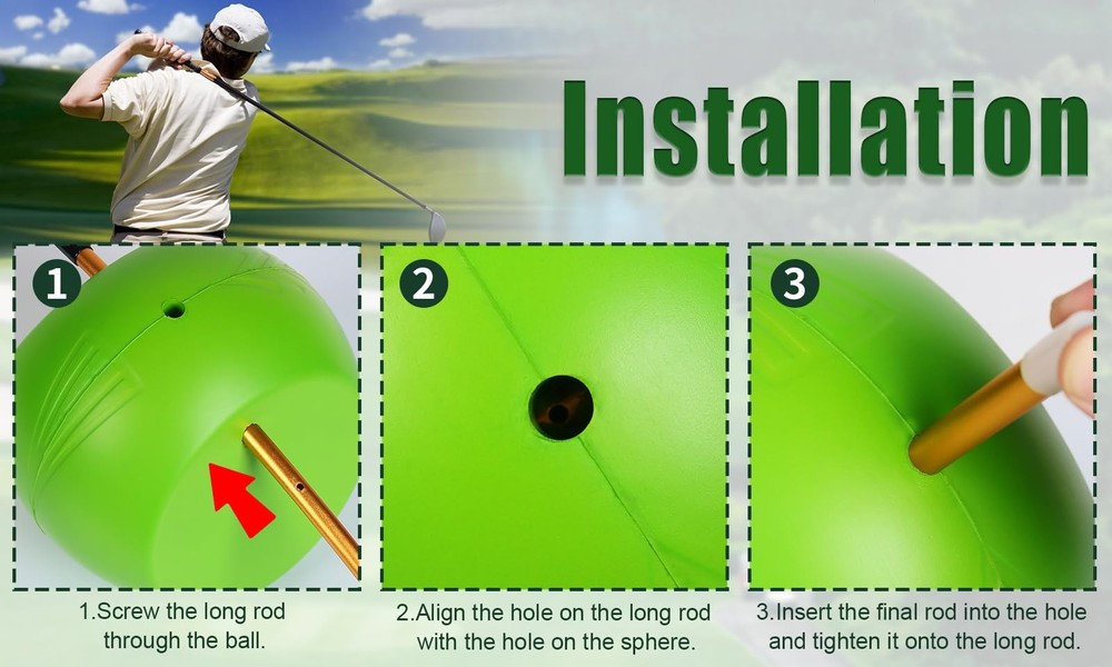 The Connector Golf Training Aid - Golf Swing Trainer Aid for Posture Correcti...
