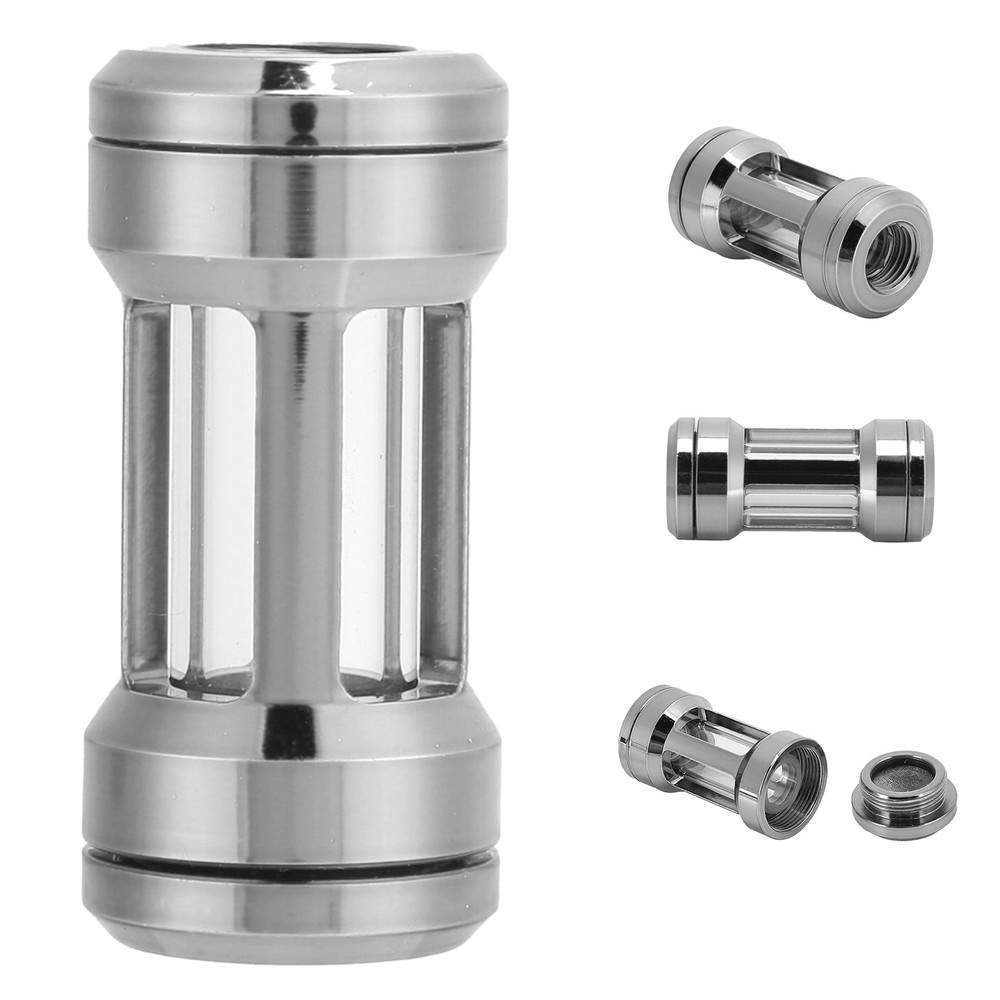 § Silver Computer Water Cooling Filter G1/4 Thread Computer Cooler Filters