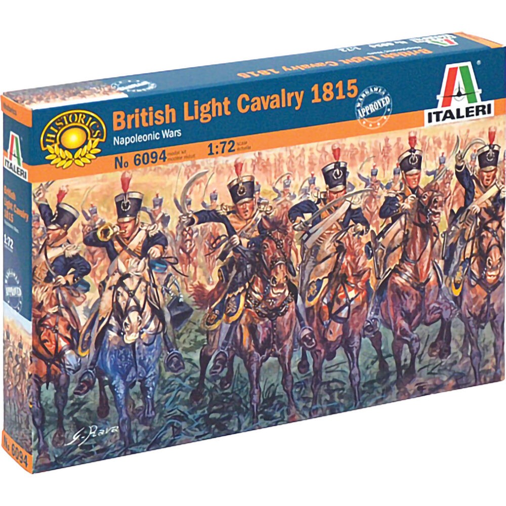 British Light Cavalry 1815 1/72 Plastic Figures