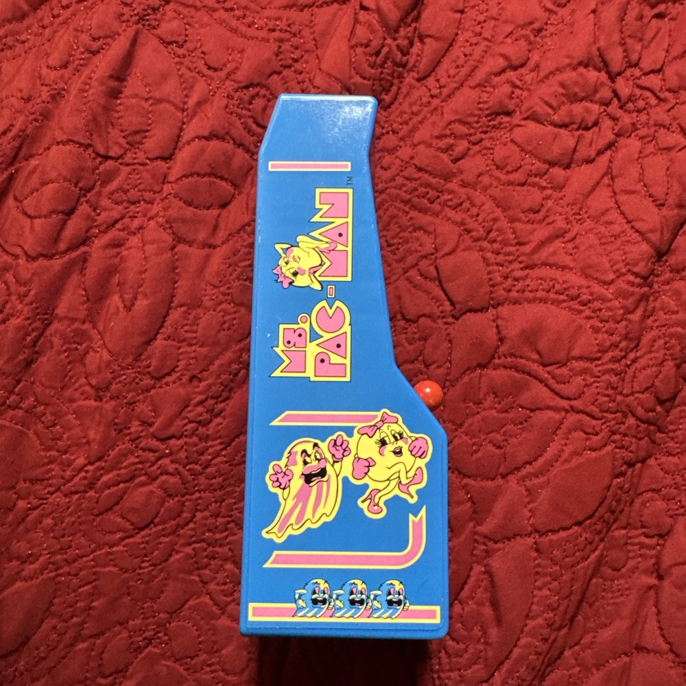 Ms. Pac-Man Retro Mini Arcade Game 6" Console Works!