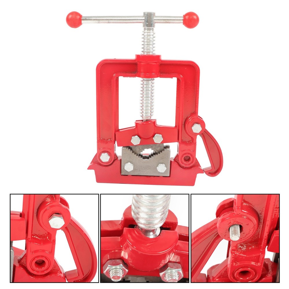 NPT Adjustable Ratchet Pipe Threader Ratchet Pipe Cutter Thread Tool With 5 Dies