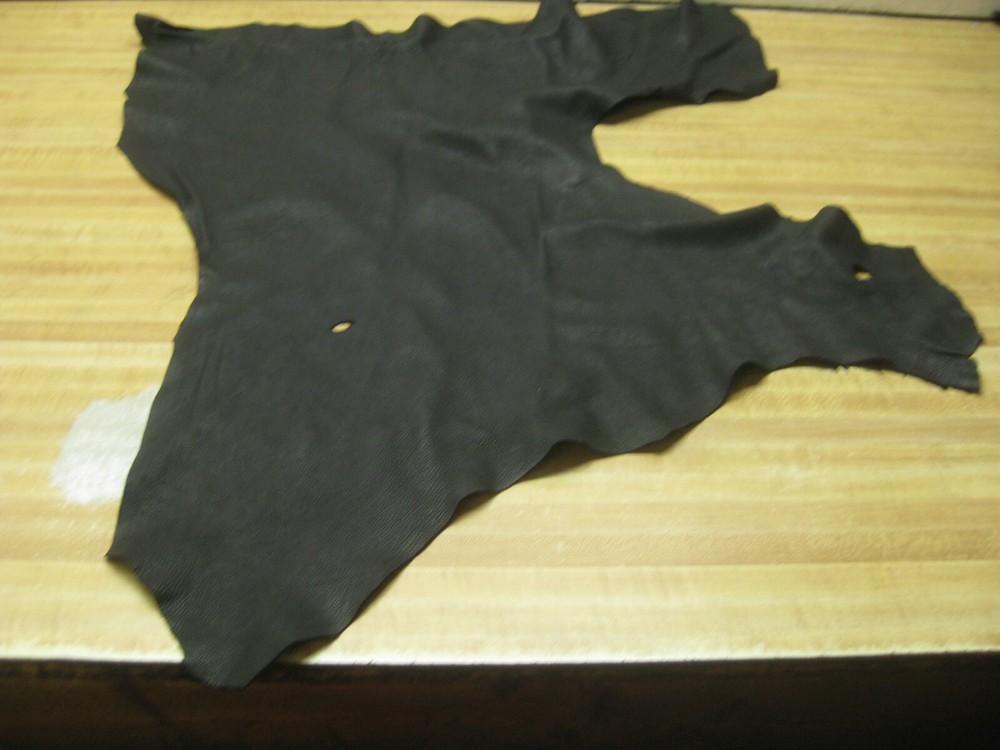 Black Top Grain Deer Leather #0009739 ROW 73