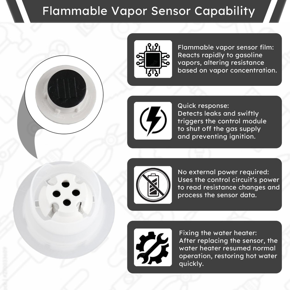 SP20172 Flammable Vapor FV Sensor Kit | AP13447-3 - 25VS | Water Heater Flammabl