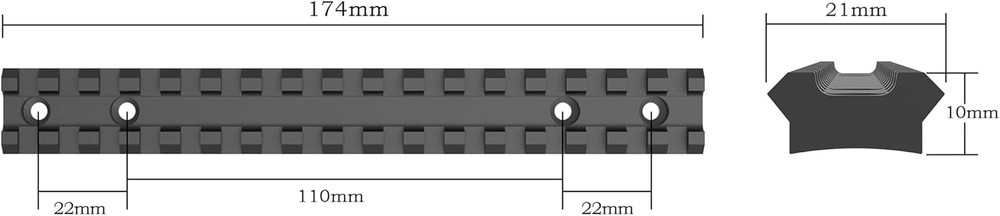 Savage Axis/Edge Rifles, Picatinny Rail