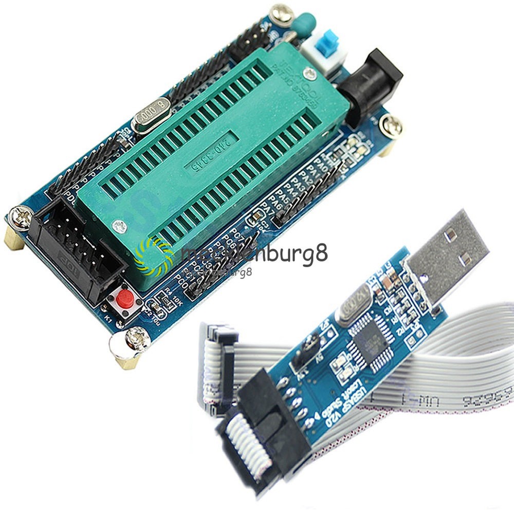 ATMEGA16 Minimum System AVR Board ATmega32 + USB ISP USBasp Programmer For ATMEL
