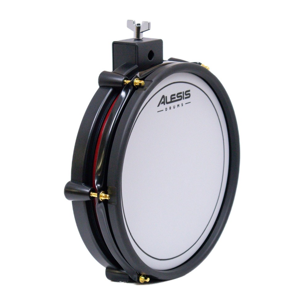 Alesis 10" Dual-Zone White/Red Mesh Drum Pad for Command, Command Mesh SE, Comma