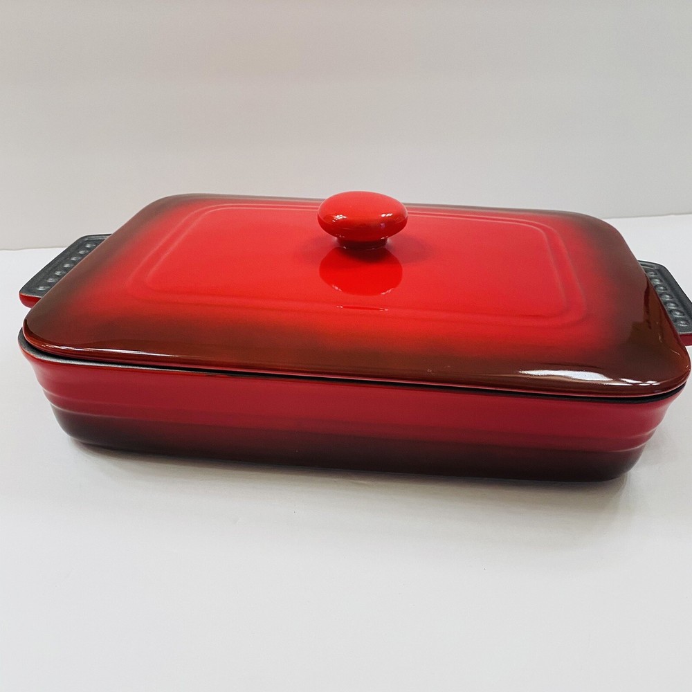 Parini Cookware Rectangle Baker Non-stick Ceramic Bakeware Dish NEW