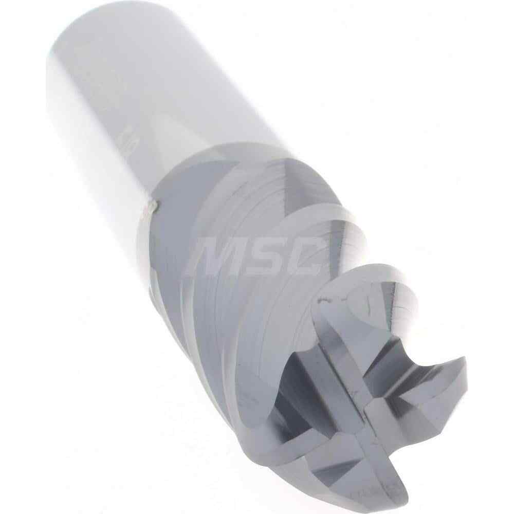 Accupro 5/8" Diam 4 Flute Single End Solid Carbide 1/8" Corner Radius End Mil...