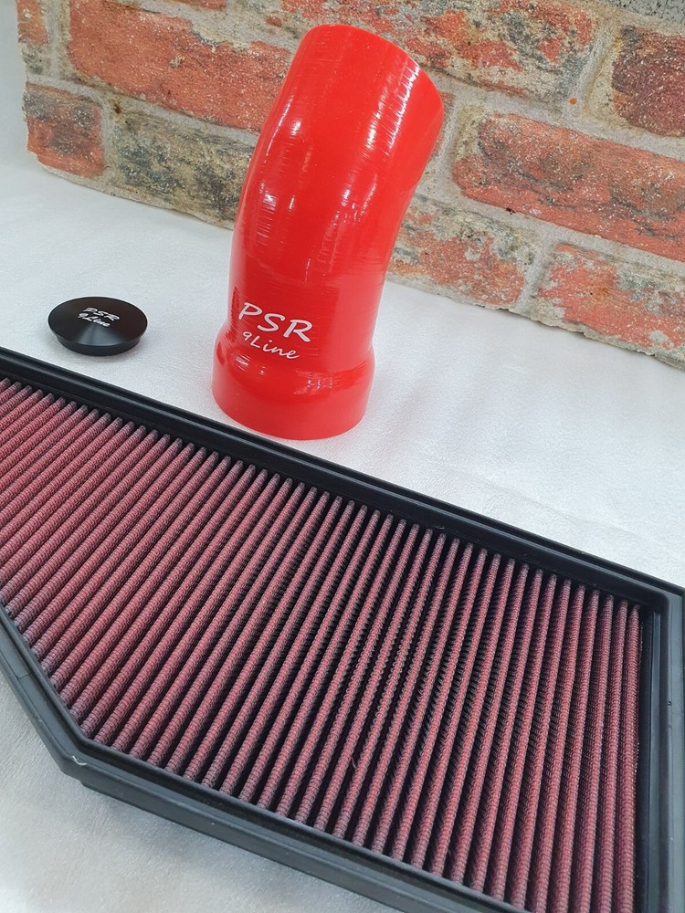 Porsche 997 Performance Induction Upgrade Air Filter & Resonator Box Kit RED