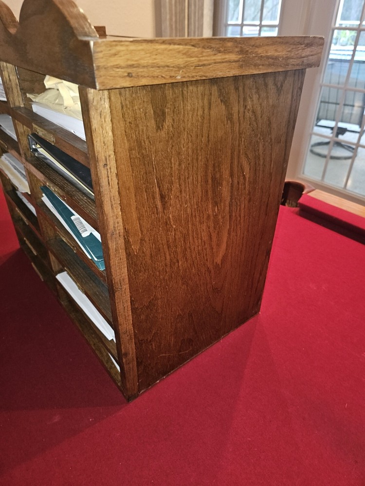 Vintage Desk Top Filing Cabinet