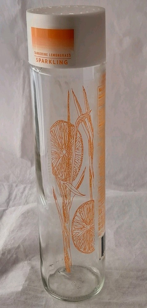 Voss Water Glass Bottle Container 375ML EMPTY (L)