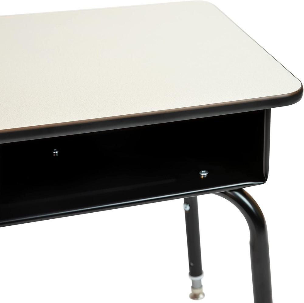 Billie Open Front Student Desk for Classrooms or Remote Learning, Height Adjusta