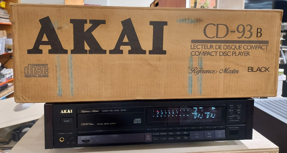 AKAI CD-93 B Reference Master CD Player 1 Owner Professionally Serviced Restored