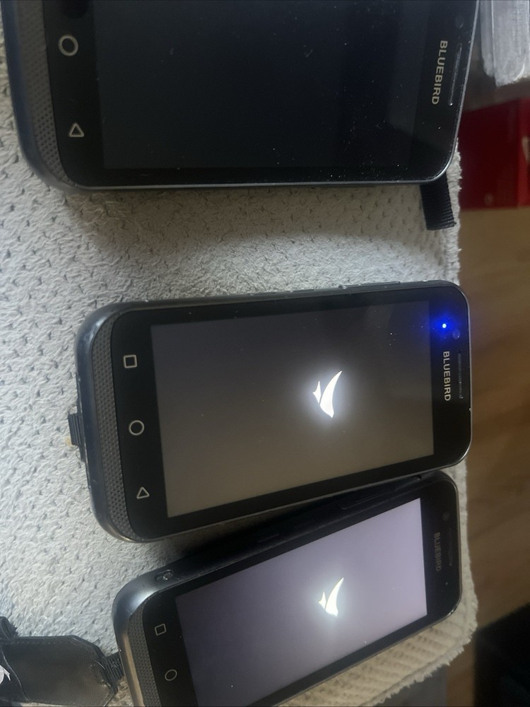 3 used BLUEBIRDEF500WirelessHandheld Android Mobile Computer 2D Barcode Scanner