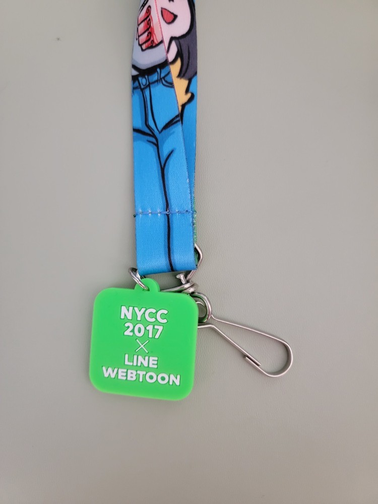 NYCC New York Comic Con 2017 Web Toon Lanyard