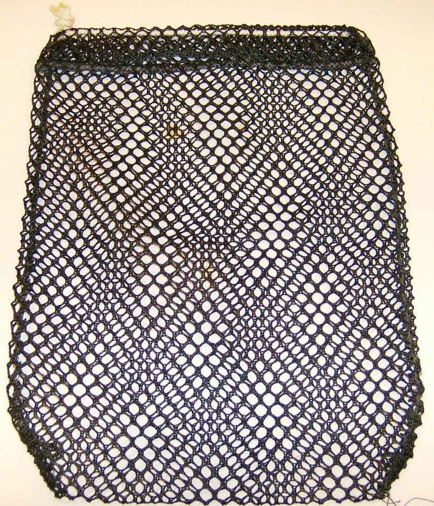 Small Draw String Mesh Bag - 9" x 12.5" - Lime or Black