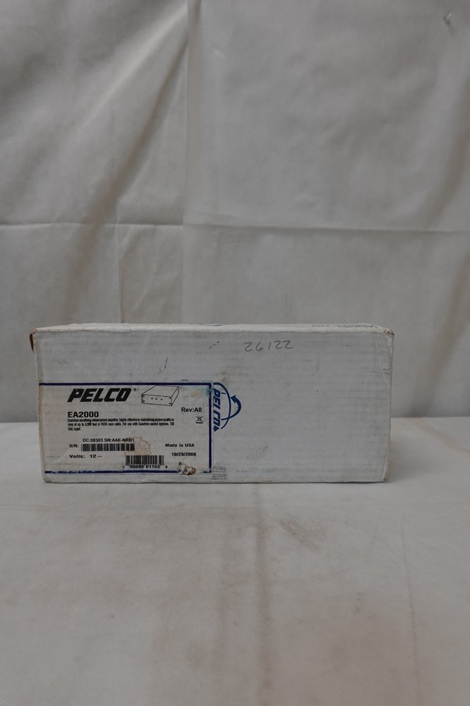 PELCO EA2000 Video Surveillance Equalizing Amplifier Half-Duplex 120VAC NOS