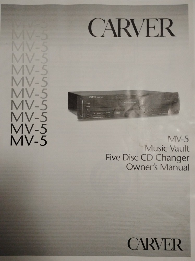 Carver MV-5 CD Changer