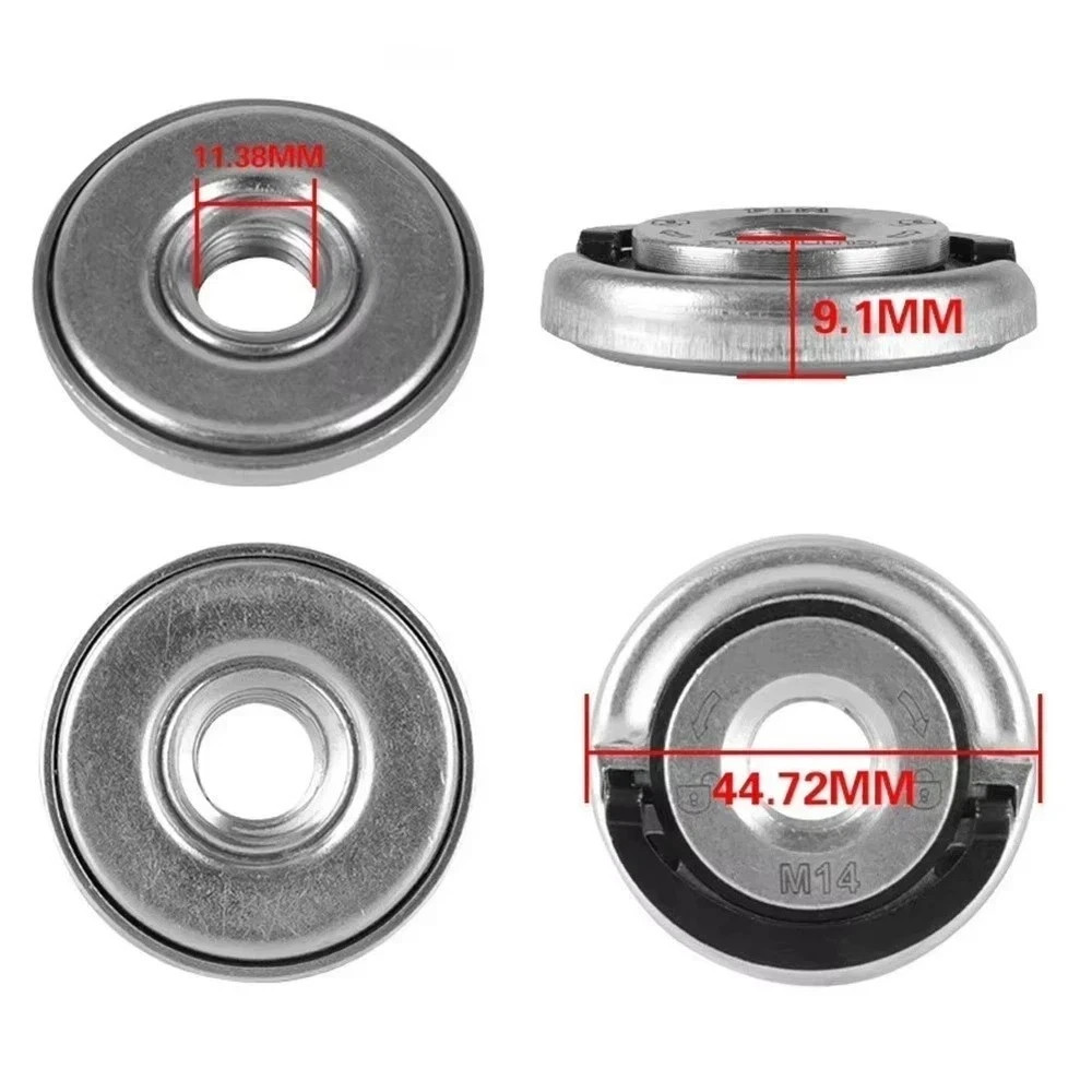 M14 Angle Grinder Quick Release Self-Locking Grinder Pressing Plate Flange Nut *