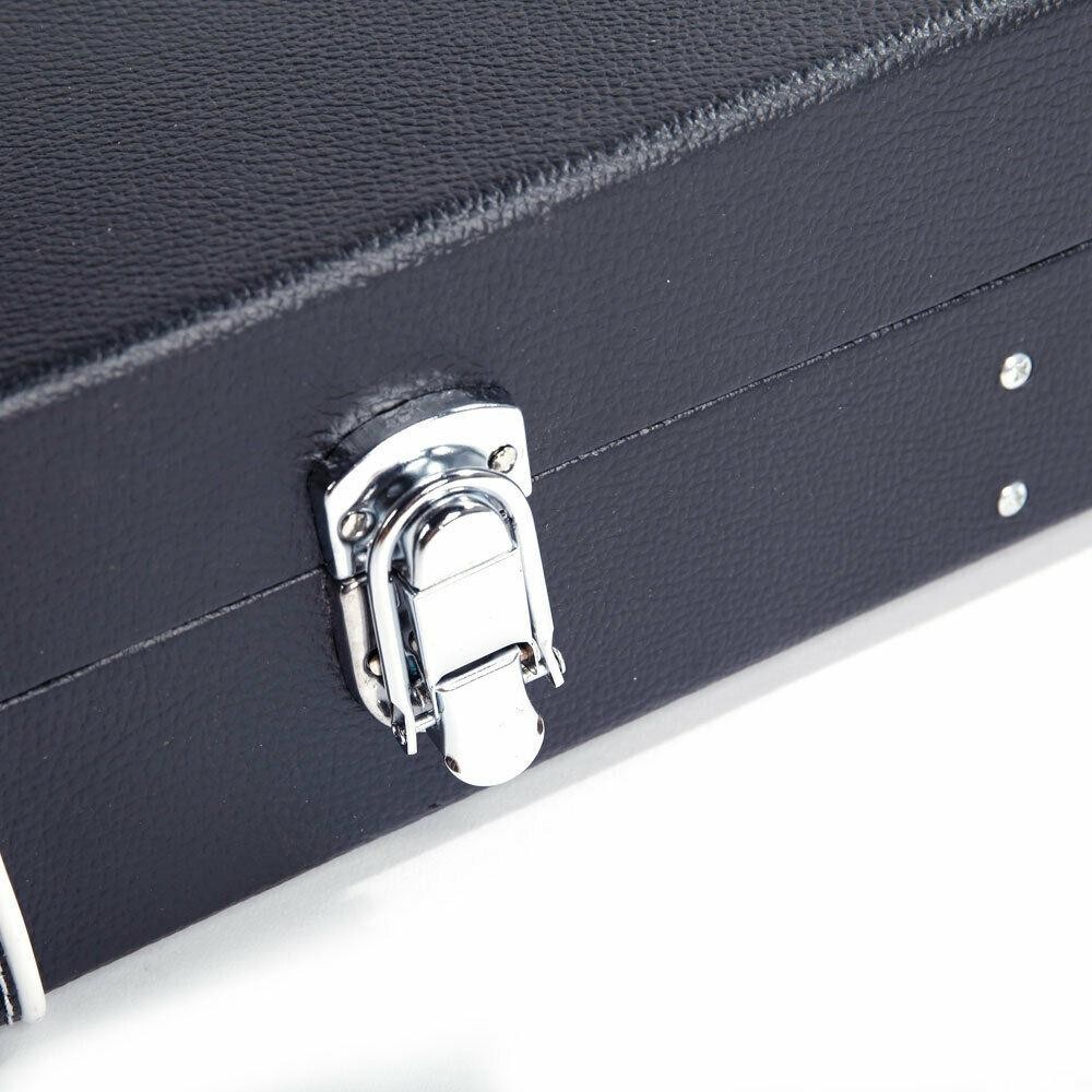 Glarry Wood Electric Guitar Case Lockable Hard-Shell Case