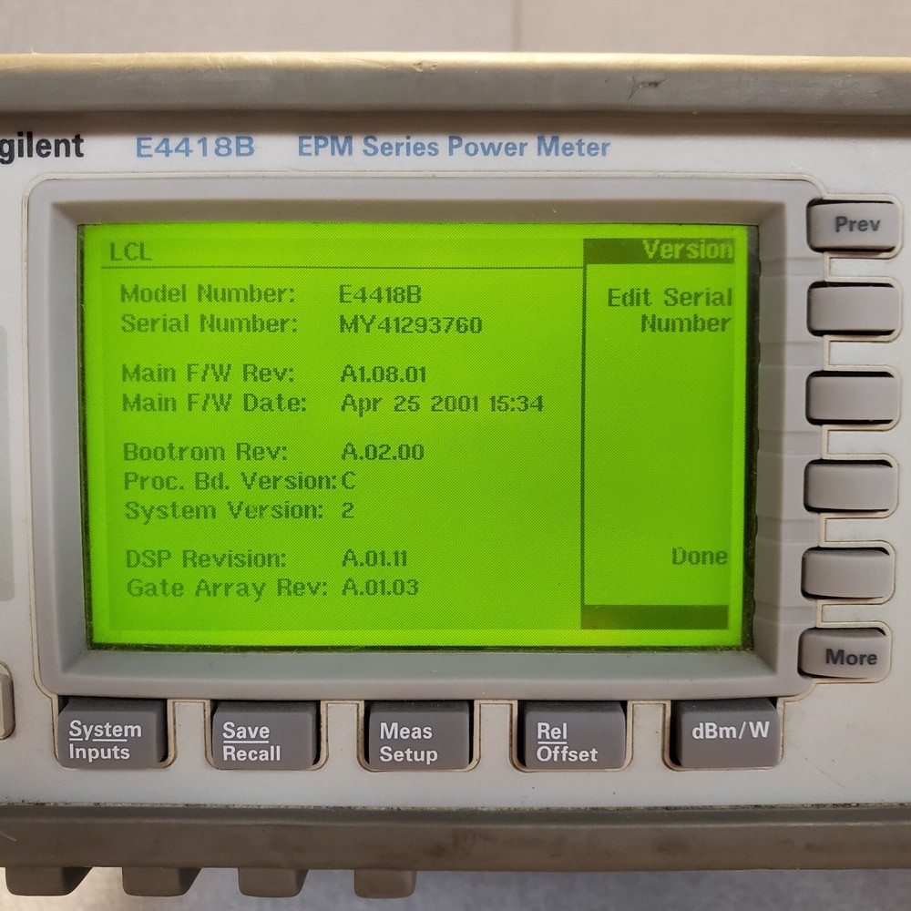 AGILENT E4418B EPM SERIES POWER METER