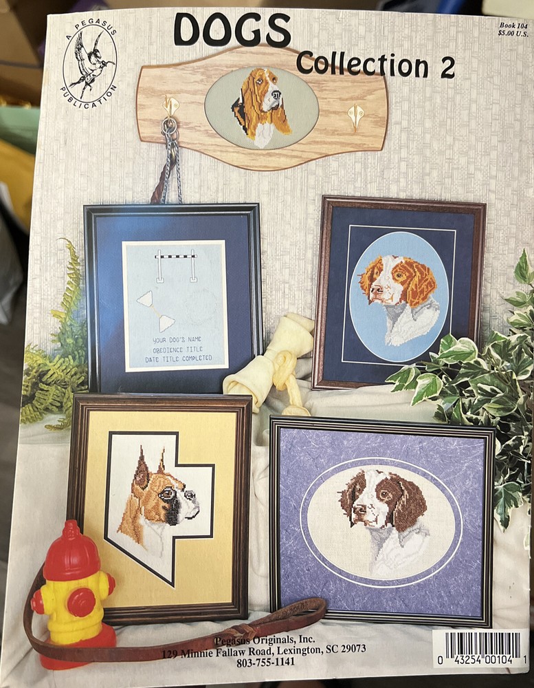 PEGASUS DOGS COLLECTION 2 CROSS STITCH PATTERN LEAFLET #104