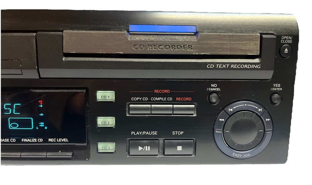Philips CDR-800 Audio CD Recorder 3-CD Changer No Remote - Tested
