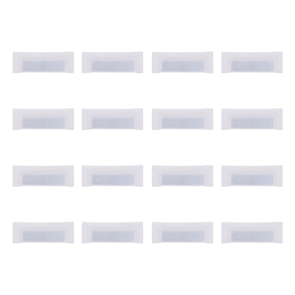 16Pcs Covered Drapery Weights, 28g Iron Curtain Bottom Weights, White