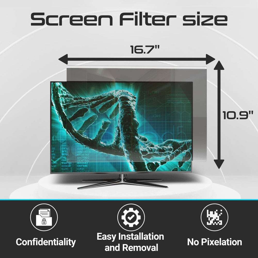 Privacy Screen Panel for 19 inches (Screen Measured Diagonally) Computer