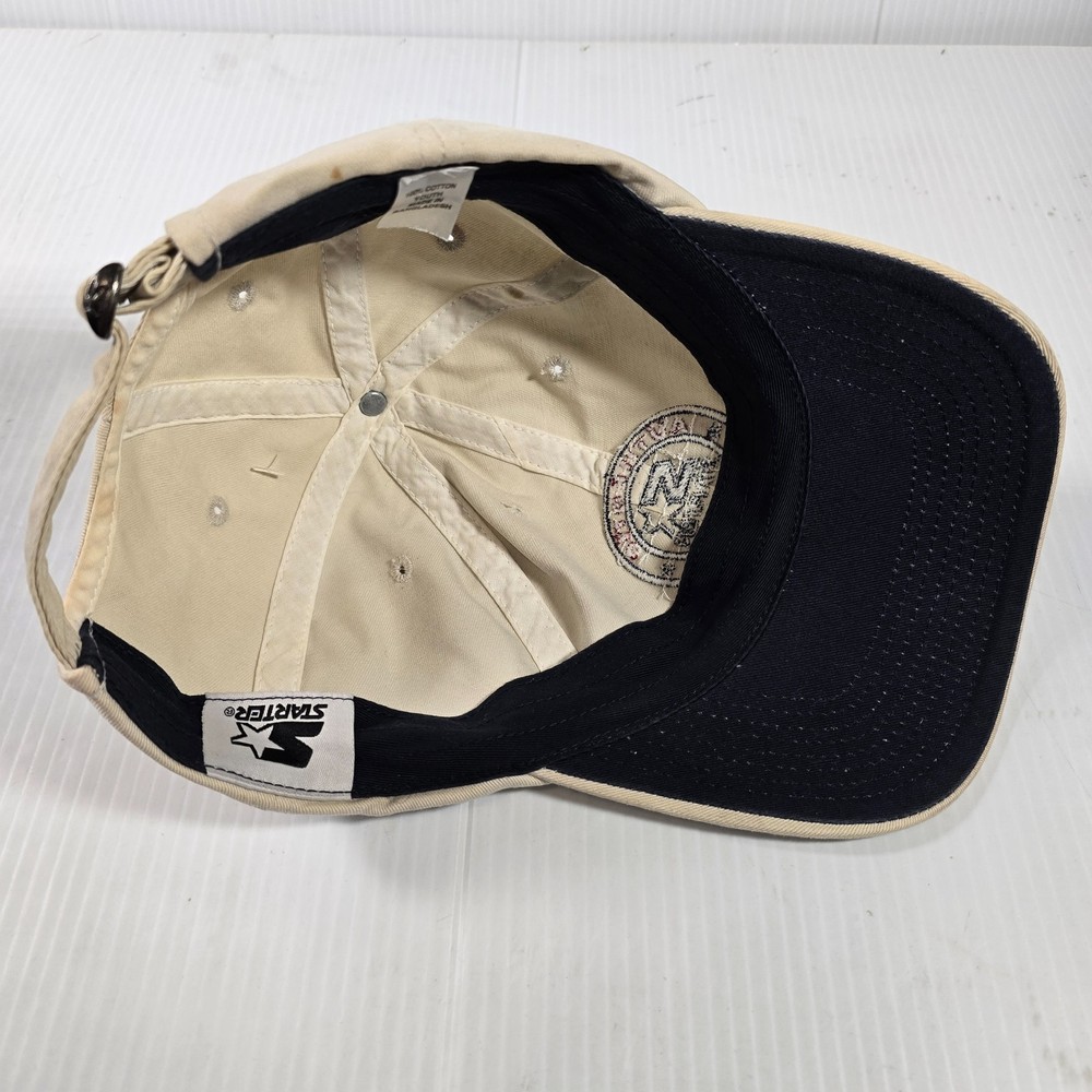 Youth Starter Authentic Baseball Hat, Beige Strap Back OSFA