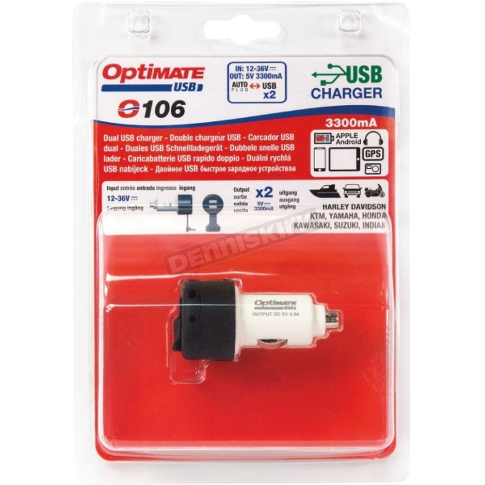 Tecmate USB Fast Charger - O106
