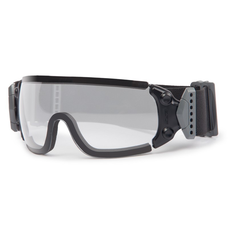Jumpmaster Goggles, Clear Lens - Black Frame